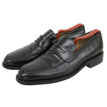 SalvatoreFerragamo Leather Penny Loafers Black Size 7 1/2 2E
