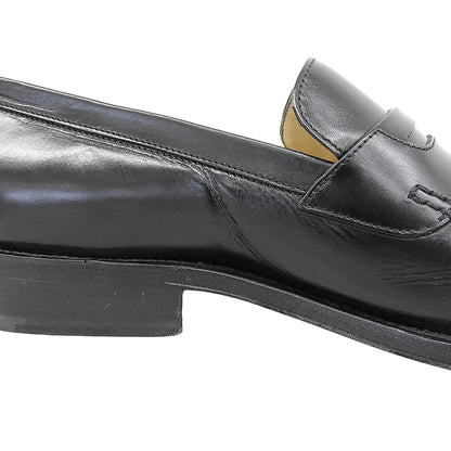 SalvatoreFerragamo Leather Penny Loafers Black Size 7 1/2 2E