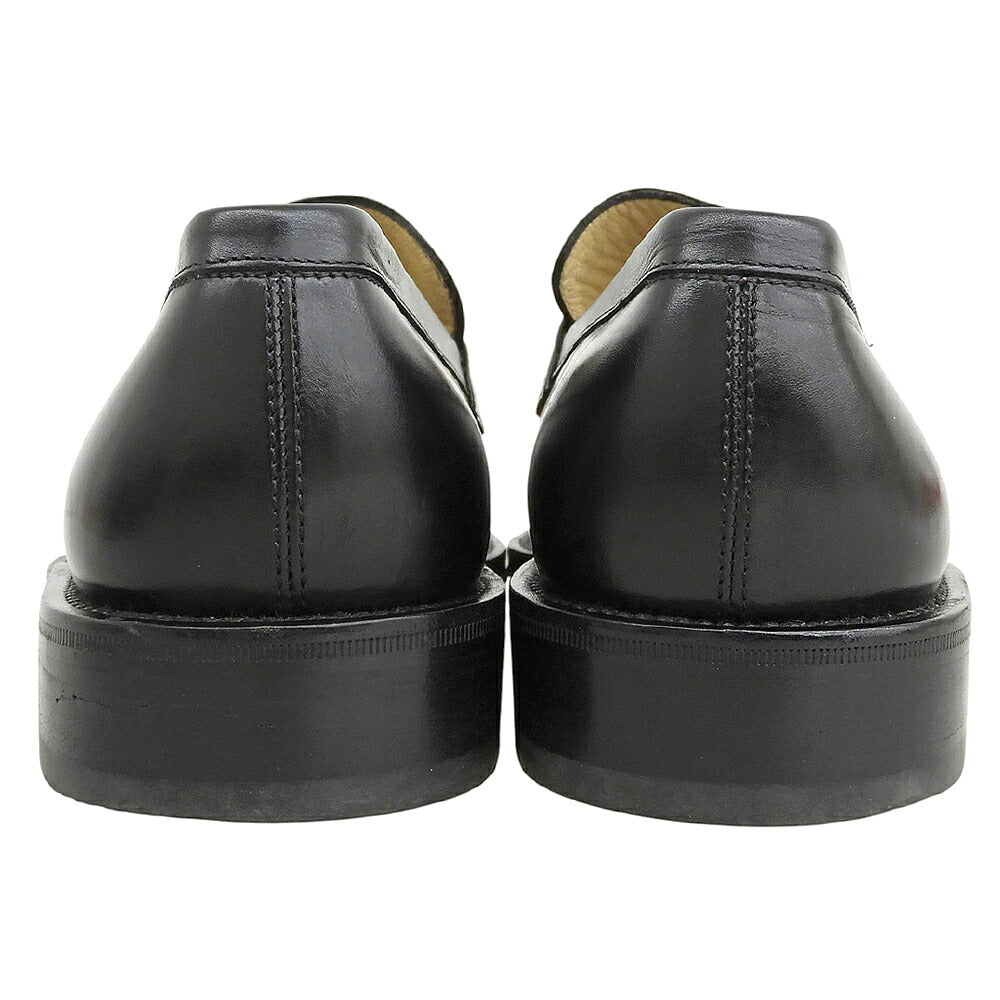 SalvatoreFerragamo Leather Penny Loafers Black Size 7 1/2 2E