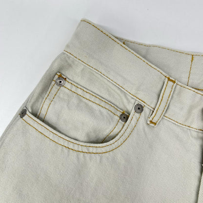 Maison Margiela S50LA0216 Bleached Selvedge Jeans Size 29