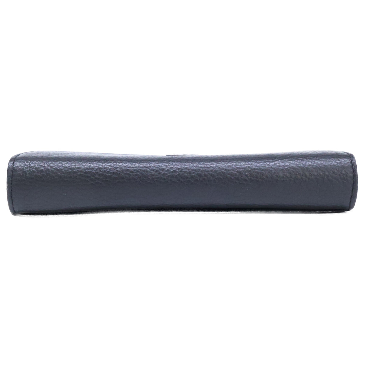HUNTING WORLD Black Leather Flap Long Wallet