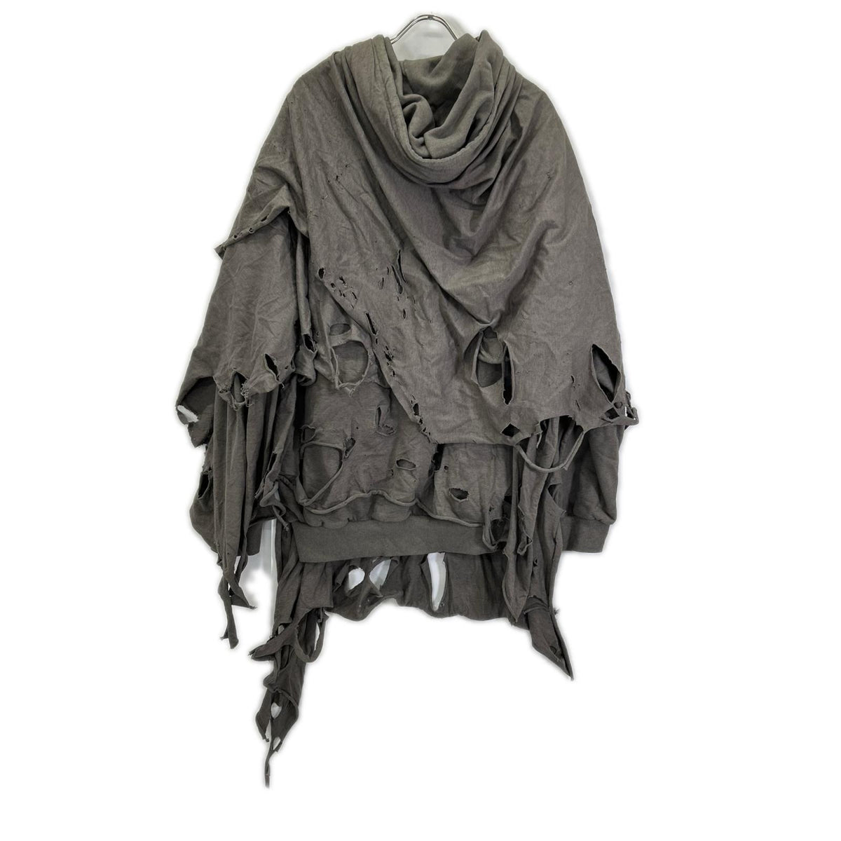 doublet 25AW Phantom Frayed Hoodie Gray Size XL