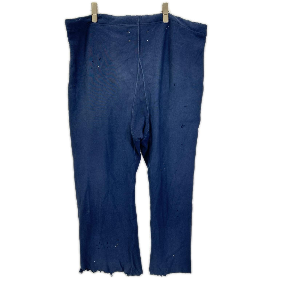 Maison Margiela Logo Paint Sweatpants Navy Size 44