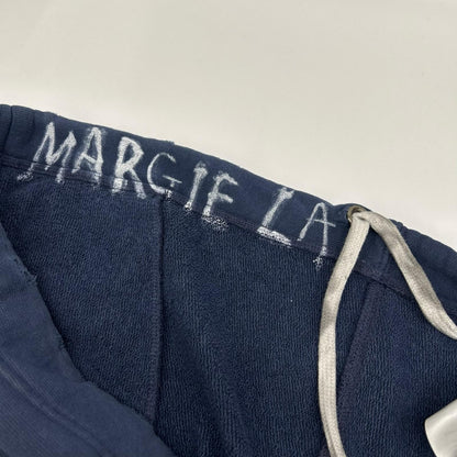 Maison Margiela Logo Paint Sweatpants Navy Size 44