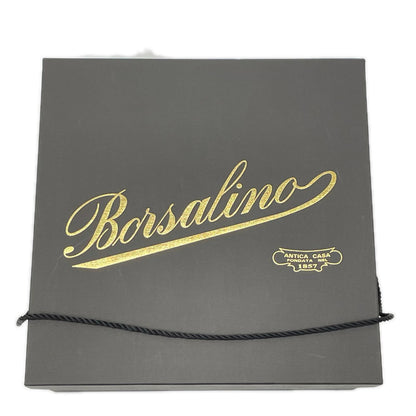 Borsalino Bordeaux Rabbit Fur Fedora Hat Size 59