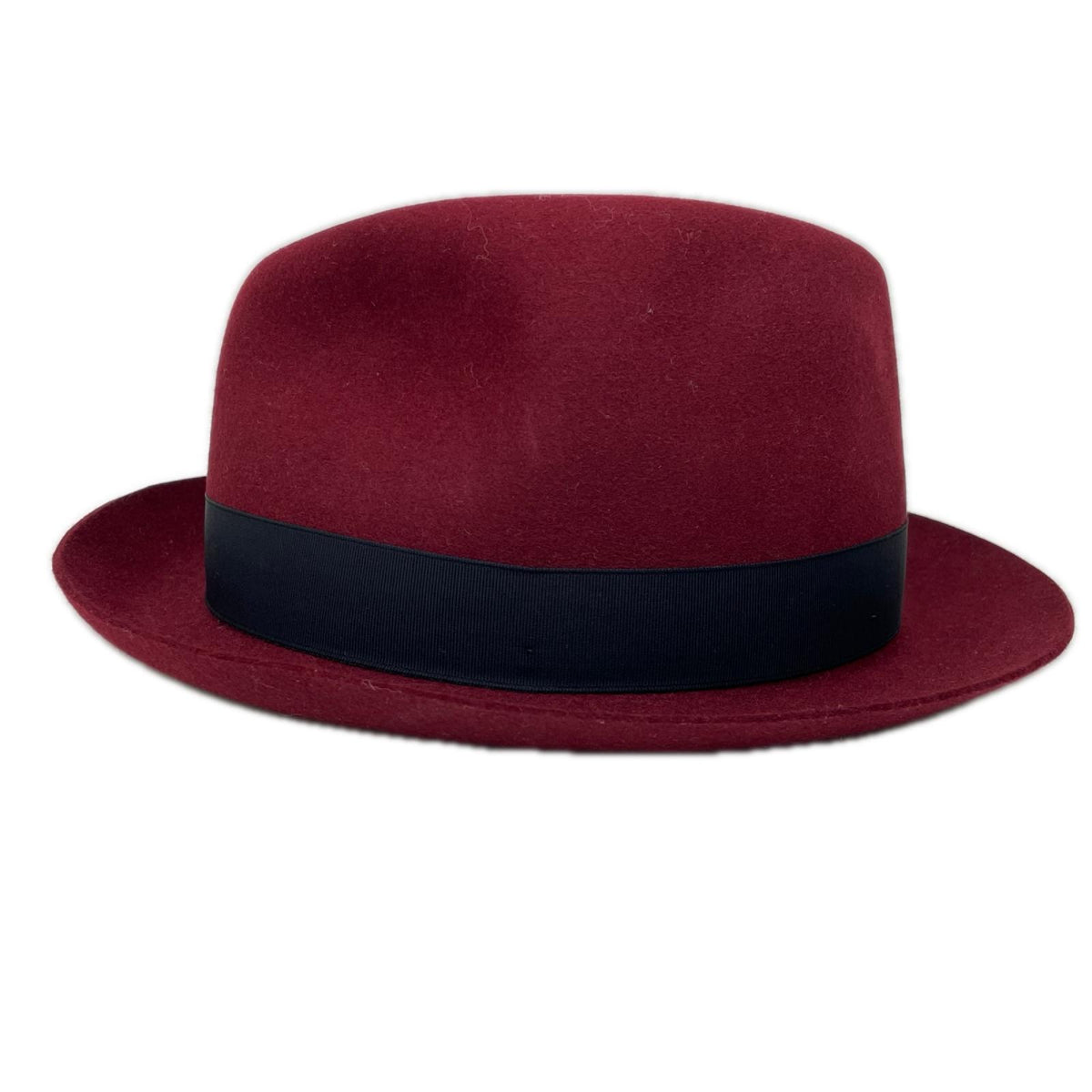 Borsalino Bordeaux Rabbit Fur Fedora Hat Size 59