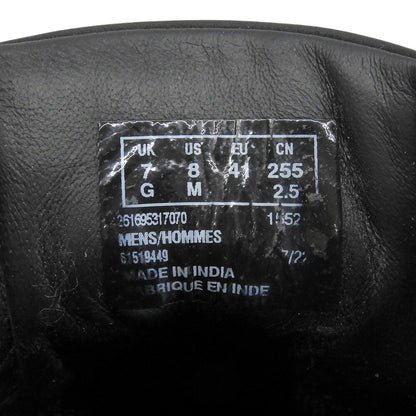 Clarks Black Leather Coaston Wally Wallabee Boots Size 7(UK)