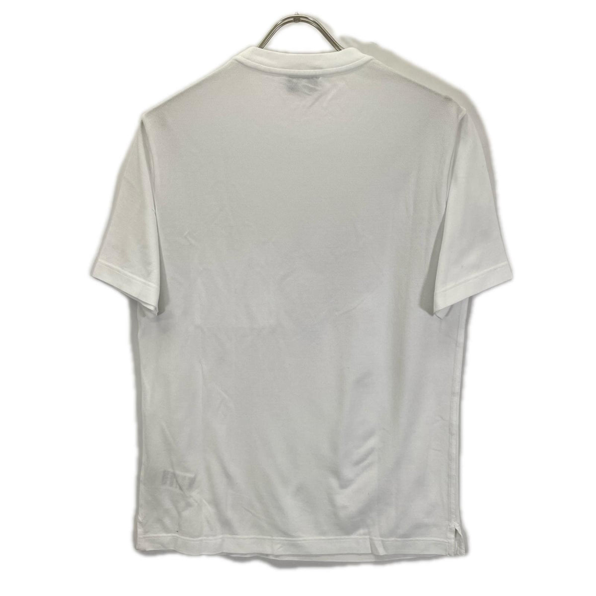 HERMES H-Embroidered Crew Neck Pocket T-Shirt White Size XS
