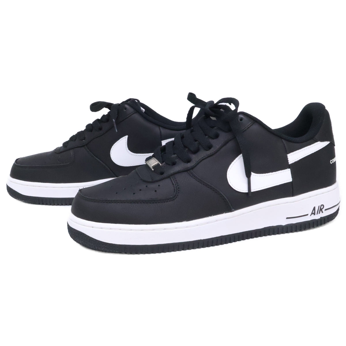 NIKE xSupreme x CDG SHIRT Air Sneakers Black/White Size 28cm