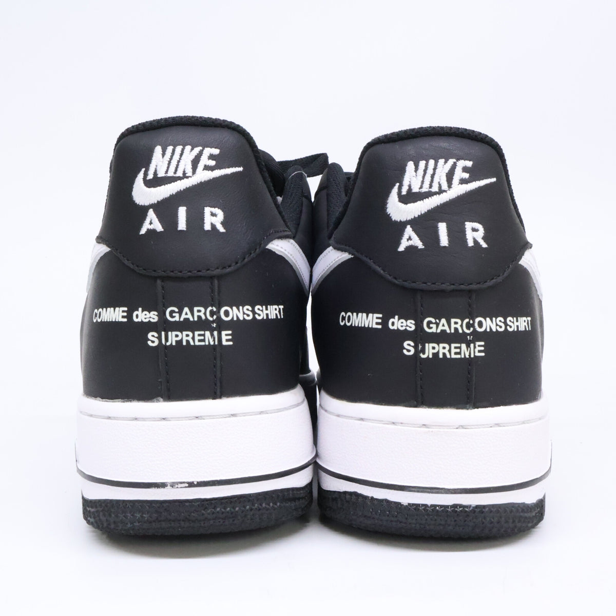 NIKE xSupreme x CDG SHIRT Air Sneakers Black/White Size 28cm