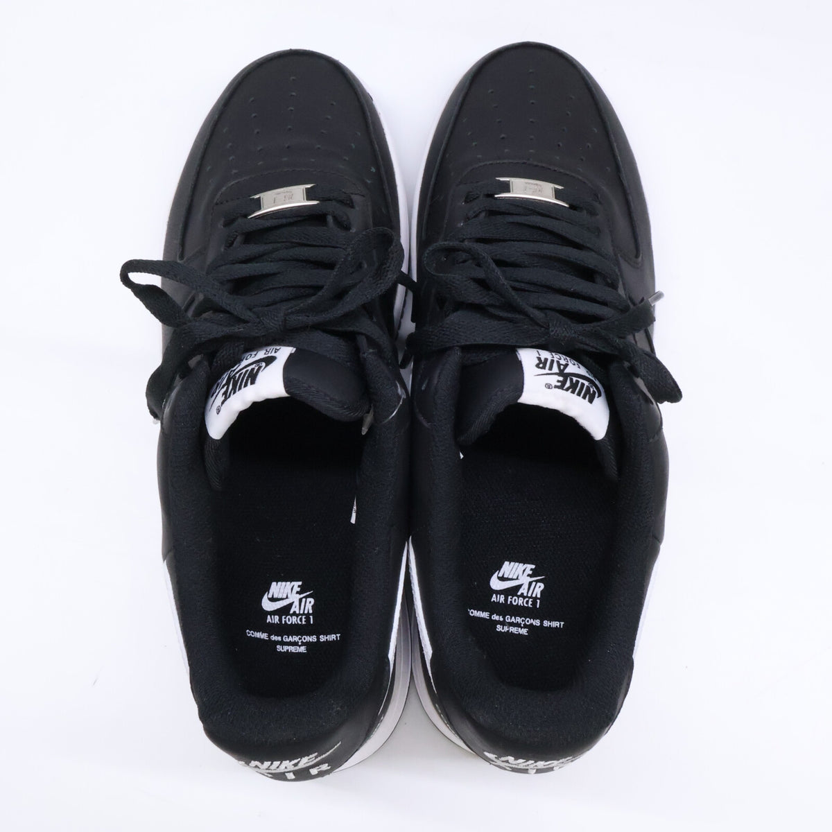 NIKE xSupreme x CDG SHIRT Air Sneakers Black/White Size 28cm