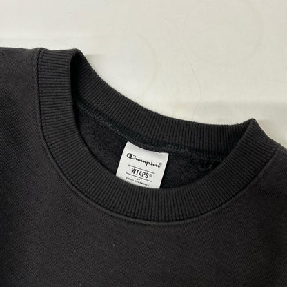 W)TAPS x Champion Academy Crewneck Sweatshirt Black Size XL