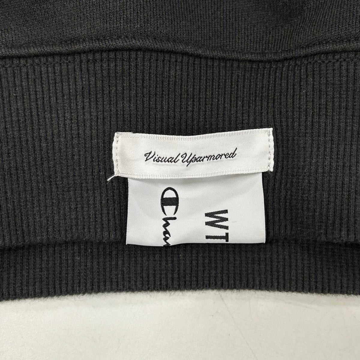 W)TAPS x Champion Academy Crewneck Sweatshirt Black Size XL
