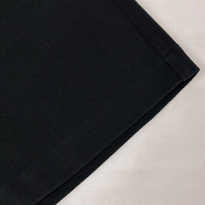 LOEWE Black Anagram Embroidered Cotton Polo Shirt Size XL