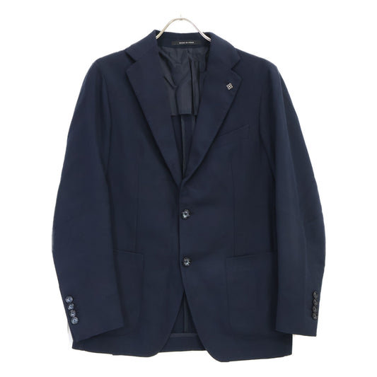 TAGLIATORE Brilla per il gusto 2B Cotton Blazer Navy Size 44