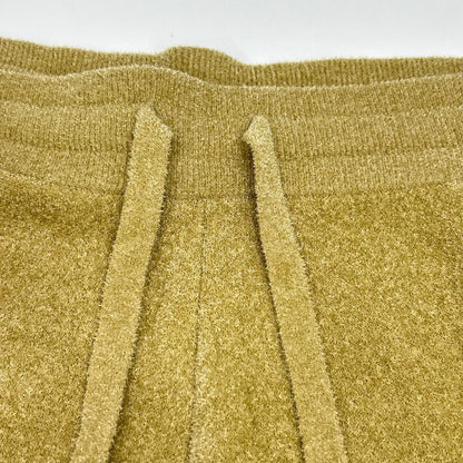 MARK&LONA Plush Velour Touch Shorts Beige Size 46