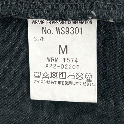Wrangler x LECHOPPE WS9301 Western Denim Shirt Black Size M