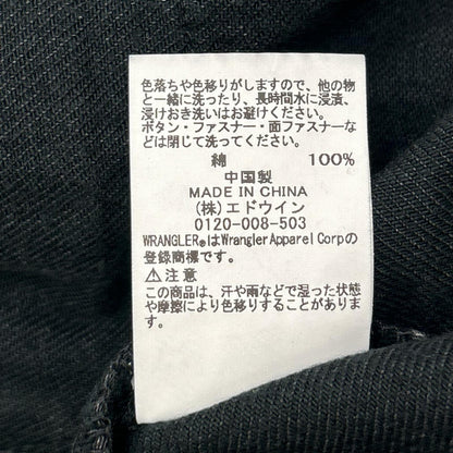Wrangler x LECHOPPE WS9301 Western Denim Shirt Black Size M