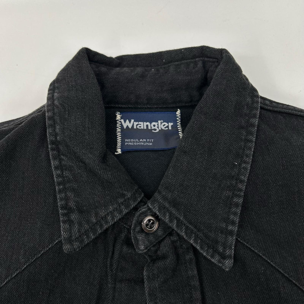 Wrangler x LECHOPPE WS9301 Western Denim Shirt Black Size M