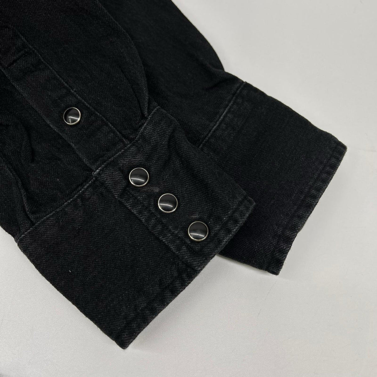 Wrangler x LECHOPPE WS9301 Western Denim Shirt Black Size M
