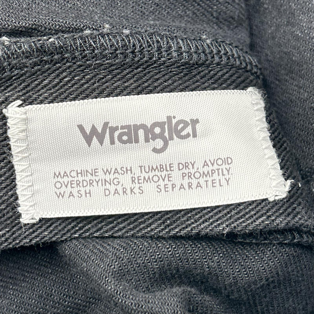 Wrangler x LECHOPPE WS0158 Black Straight Jeans Size M