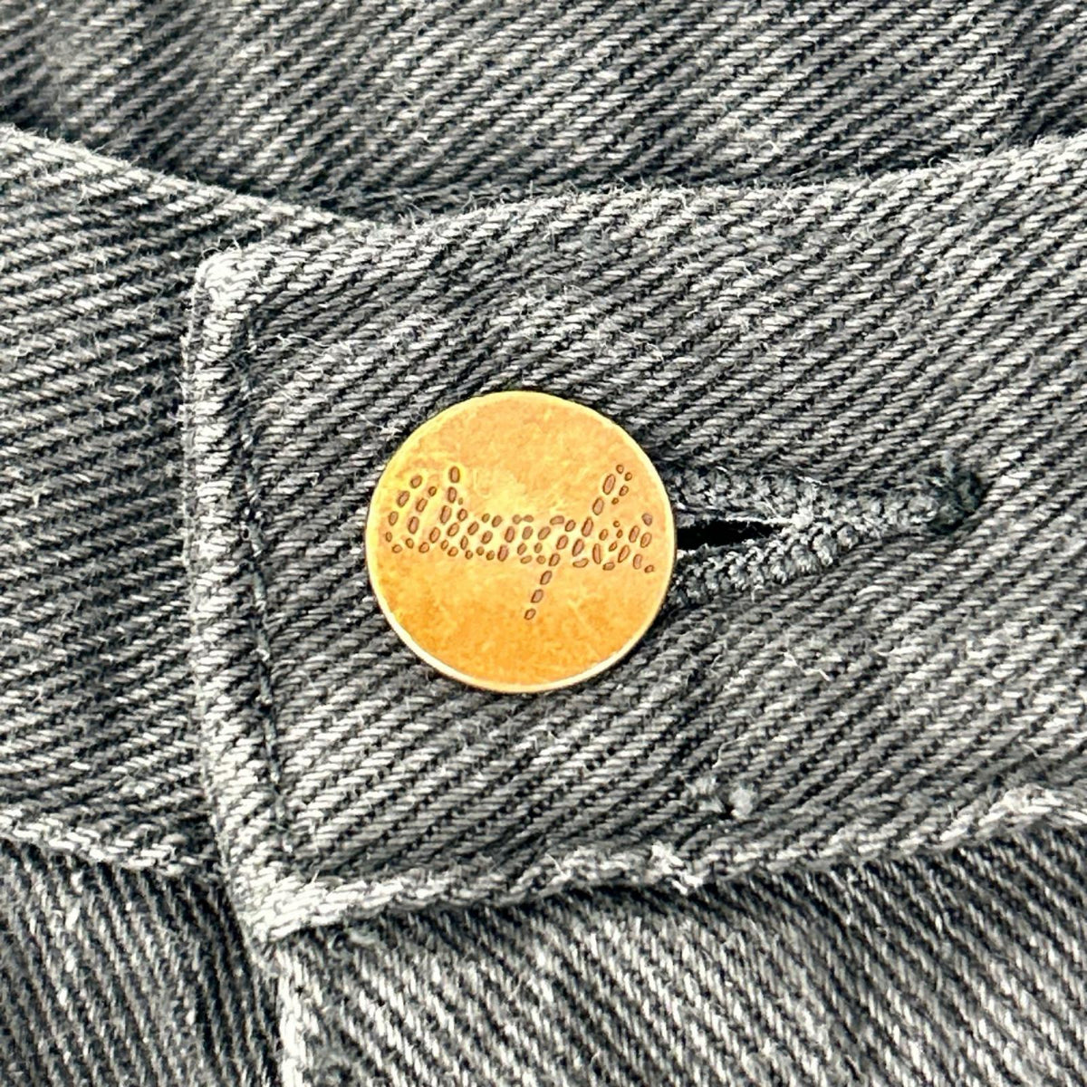 Wrangler x LECHOPPE WS0158 Black Straight Jeans Size M