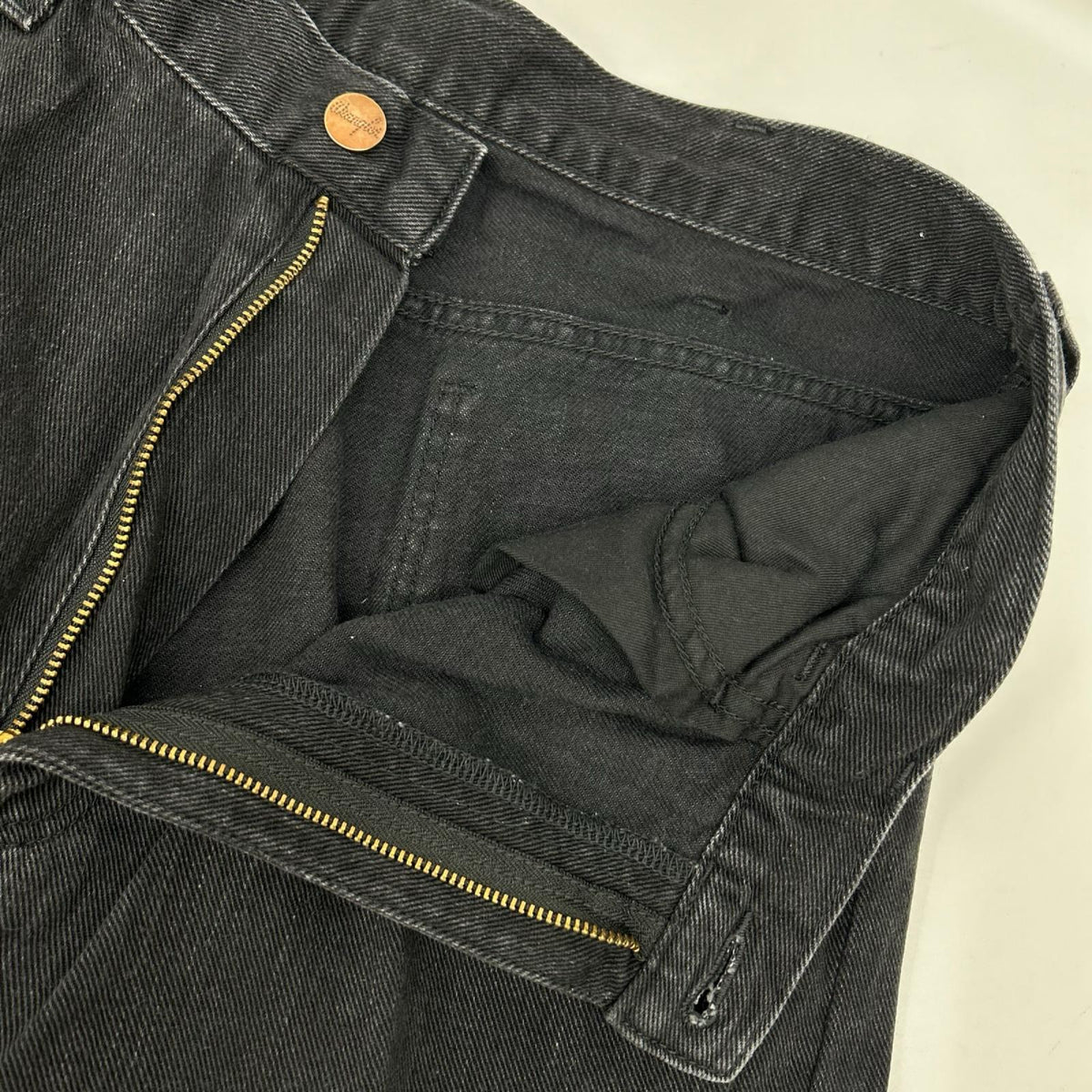 Wrangler x LECHOPPE WS0158 Black Straight Jeans Size M