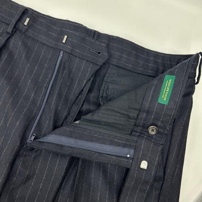 WILD LIFE TAILOR 25AW Navy Flannel Stripe Size L