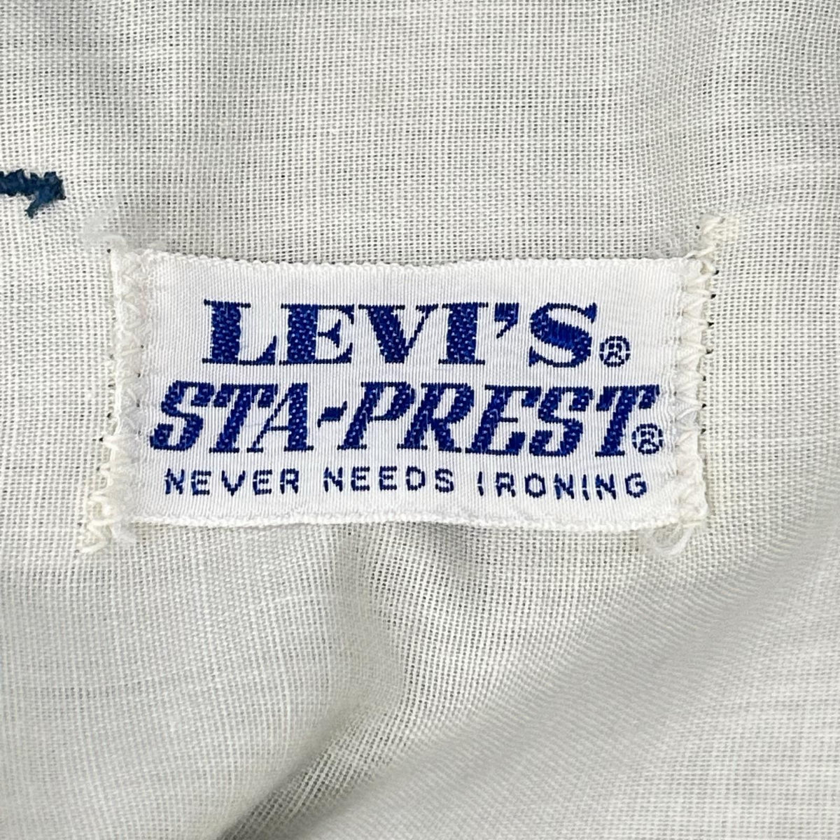 LEVI'S 70s STA-PREST Black Tab Big E Blue Pants
