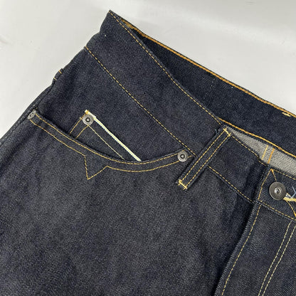 VOLLEBAK LUMBERJACK Indigo Denim Jeans Size 30