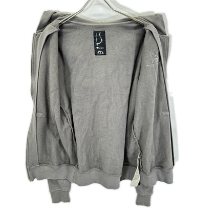 Rick Owens x Champion Pentagram Zip Up Hoodie Gray Size S