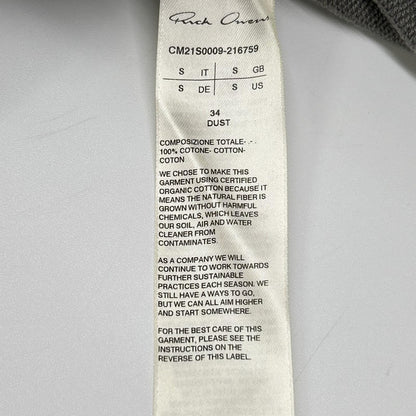 Rick Owens x Champion Pentagram Zip Up Hoodie Gray Size S