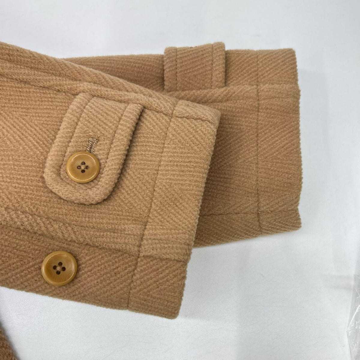 Ron Herman Beige Wool Duffle Coat Size M
