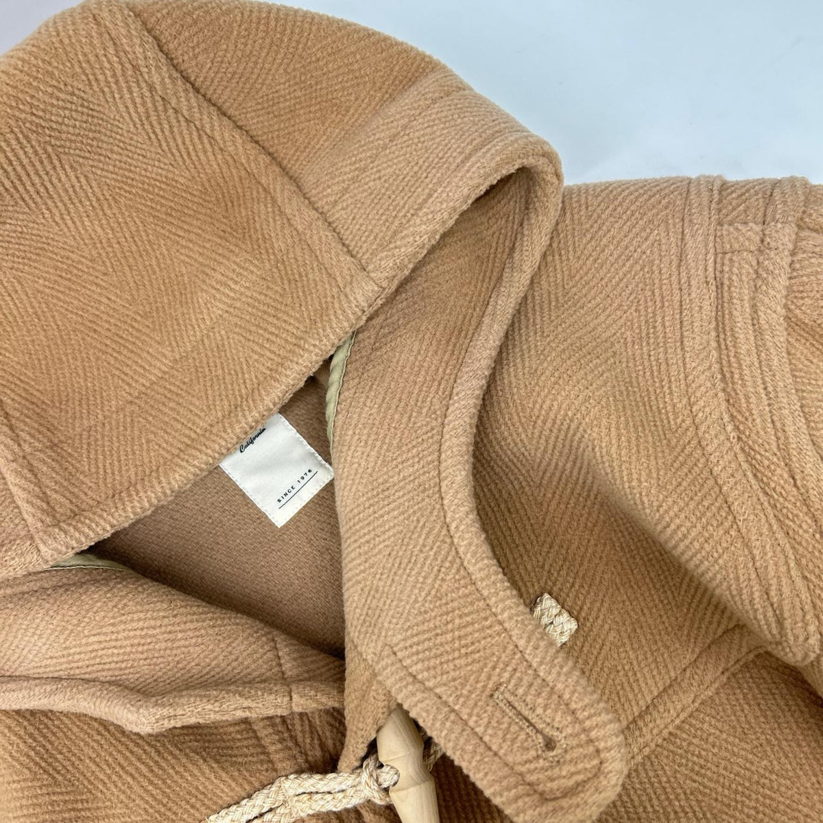 Ron Herman Beige Wool Duffle Coat Size M