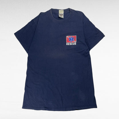 Tultex 90s Short Sleeve T-Shirt Blue Size L