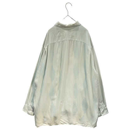 GOODENOUGH 90s Vintage Silk Argyle Oversized Shirt
