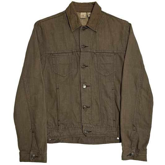 ARMANI EXCHANGE 90s Brown Trucker Jacket Size S
