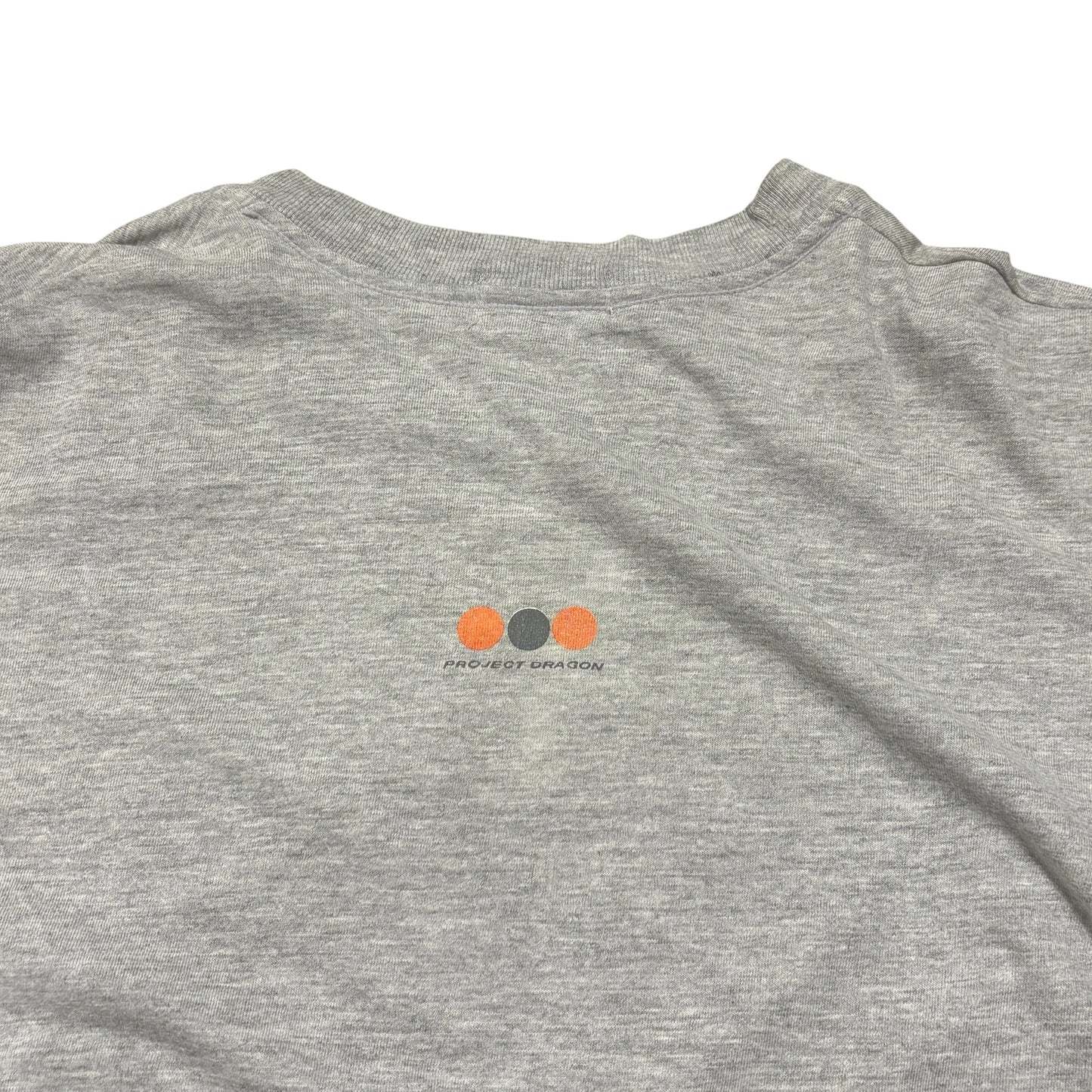 Vintage 90's PROJECT DRAGON T-Shirt Gray Size M