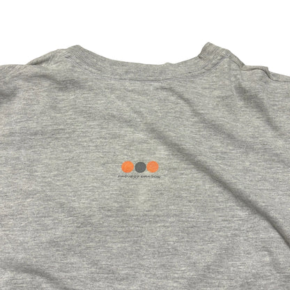 Vintage 90's PROJECT DRAGON T-Shirt Gray Size M