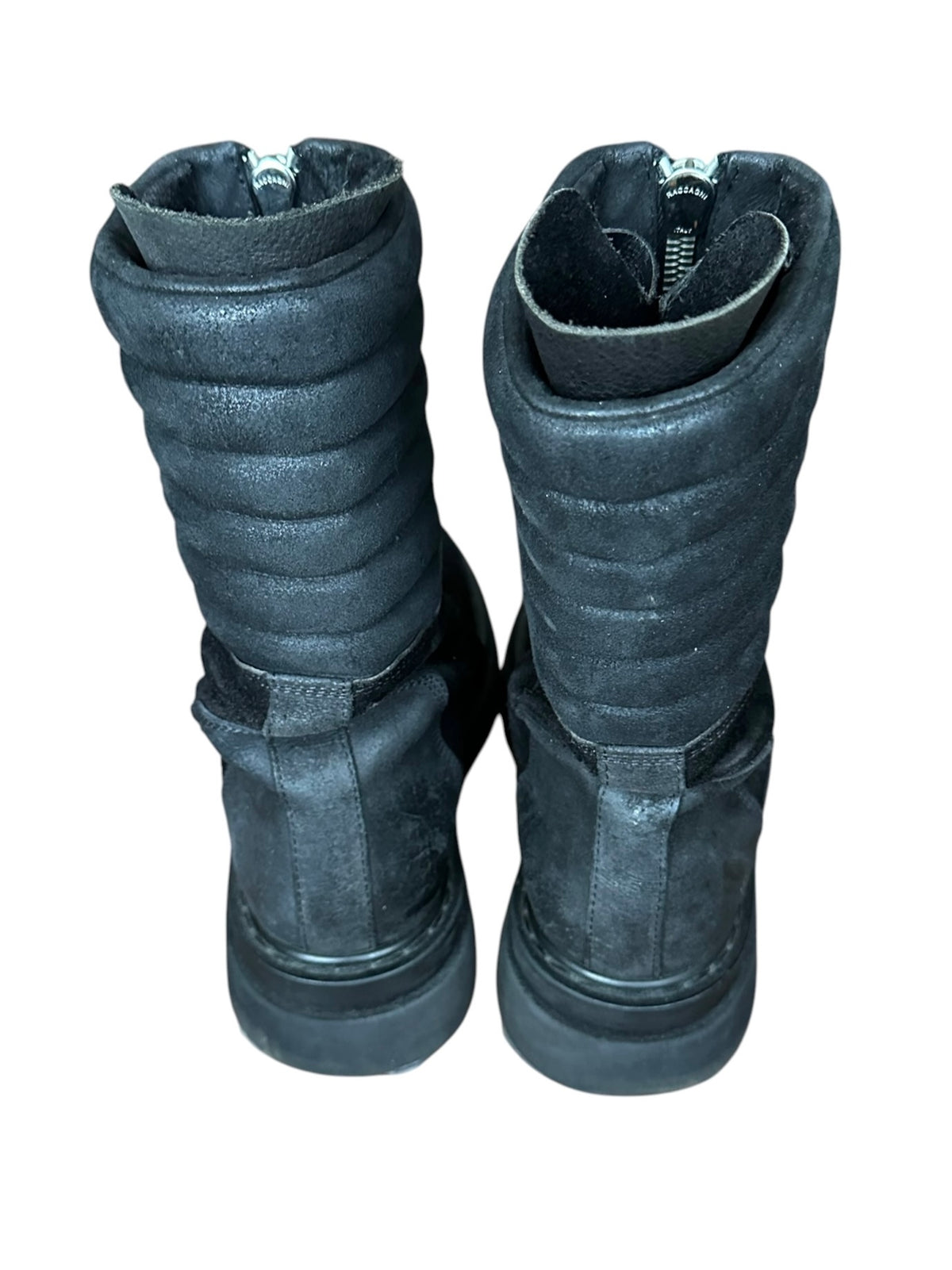 rick owens AW09 Nubuck Leather Mohawk Boots