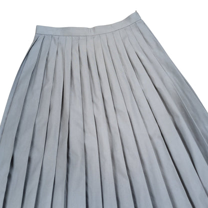 COMME des GARCONS 1980s Pleats Skirt Gray Cotton Size 64