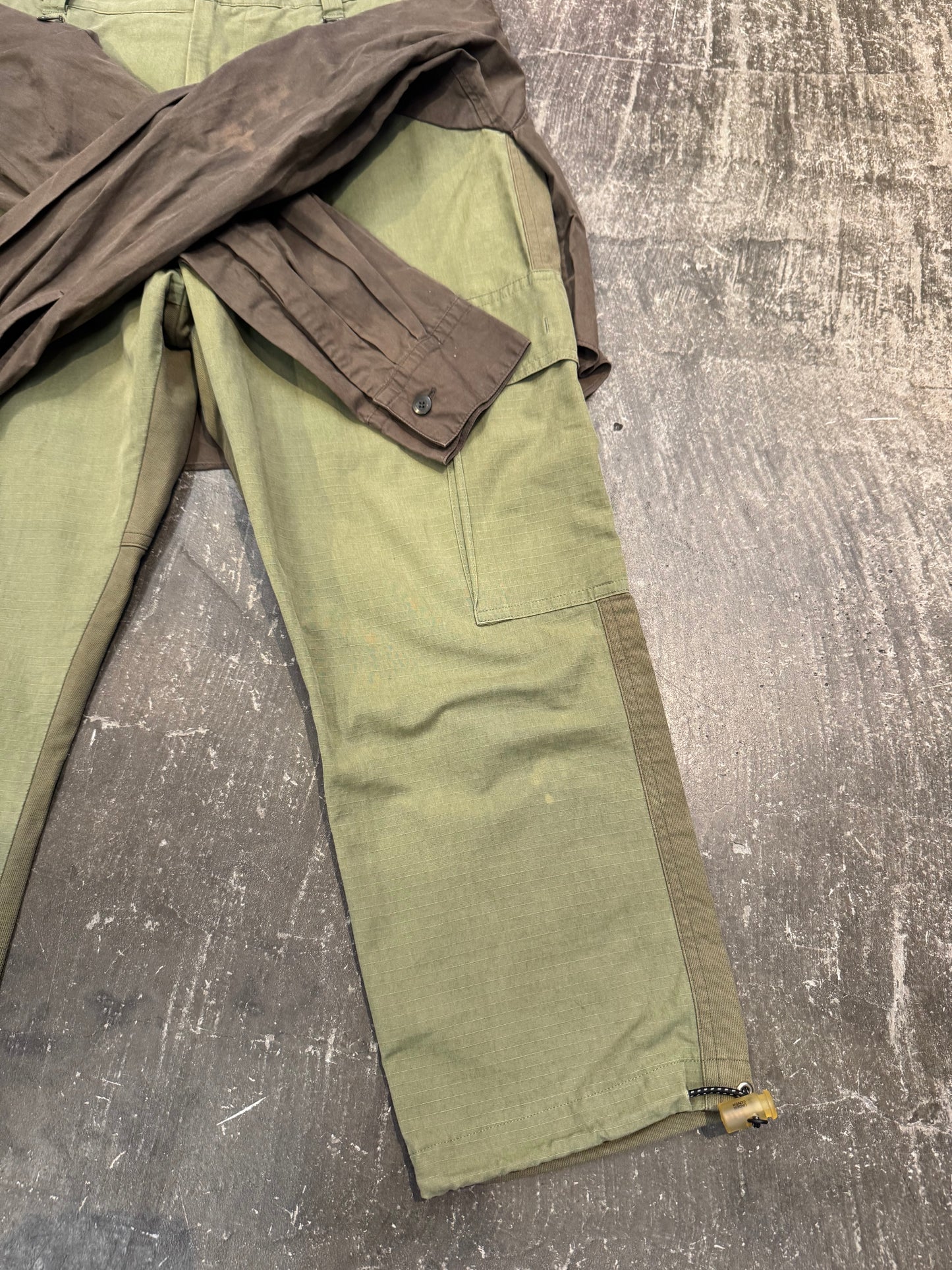 undercover 01SS Khaki Cotton Pants Size M