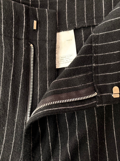 COMME des GARCONS SS13 Wool Stripe Wide Cropped Pants Size S