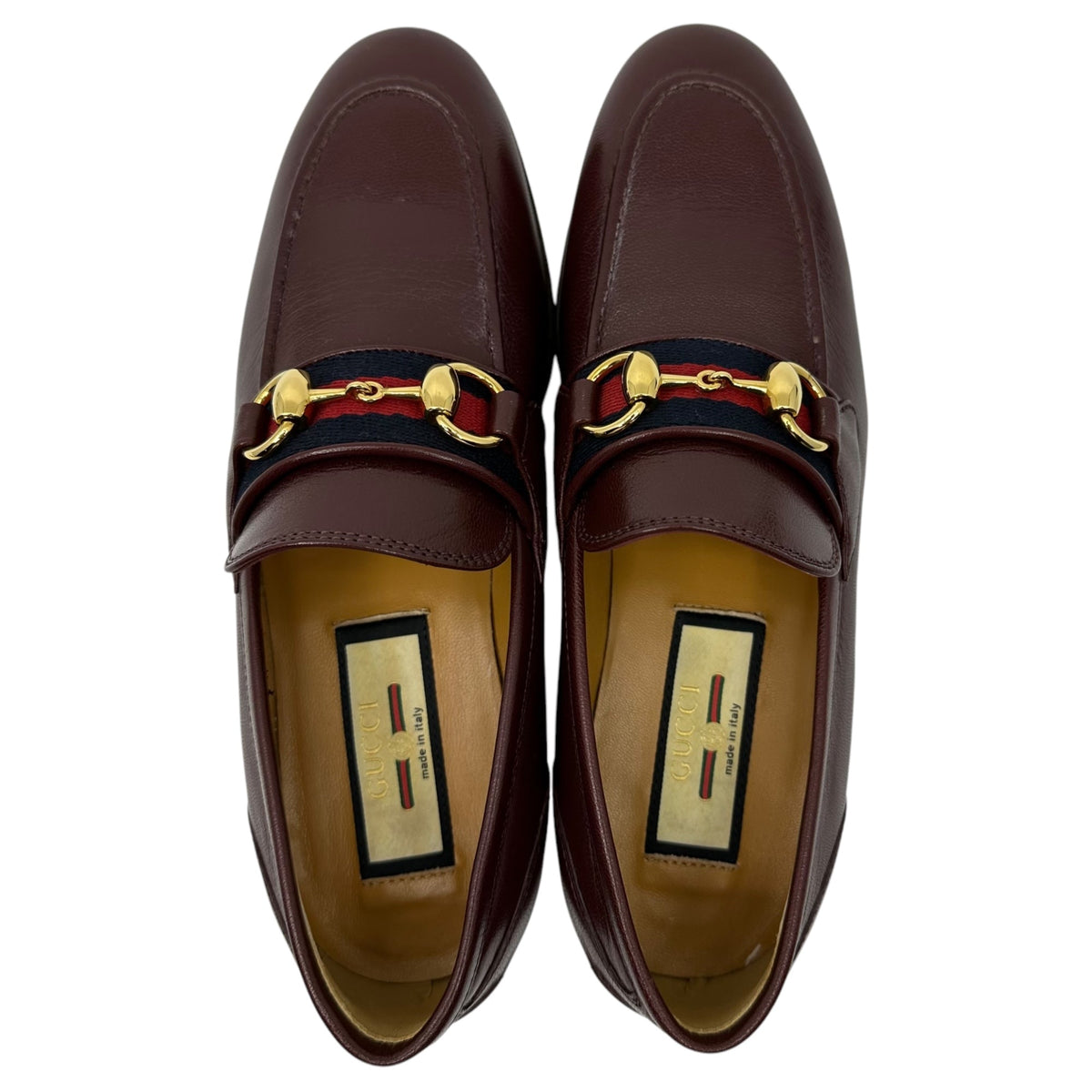 GUCCI Horsebit Sherry Line Loafer Size 35