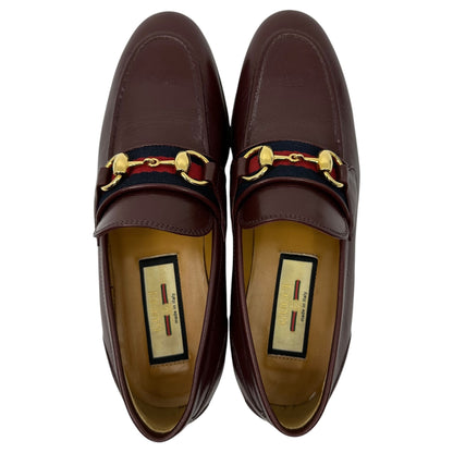 GUCCI Horsebit Sherry Line Loafer Size 35