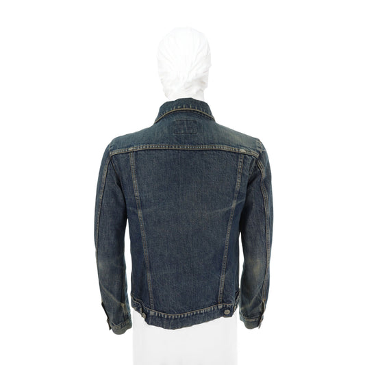 HELMUT LANG 1998 Indigo Cotton Jacket Size 44