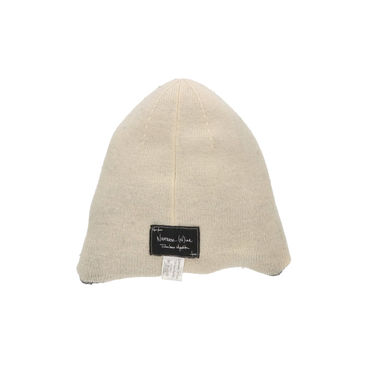 NUMBER (N)INE 2005 A/W Wool Black/White Hat