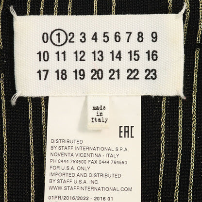 Maison Martin Margiela 2016 S/S Gold Black Skirt Size M