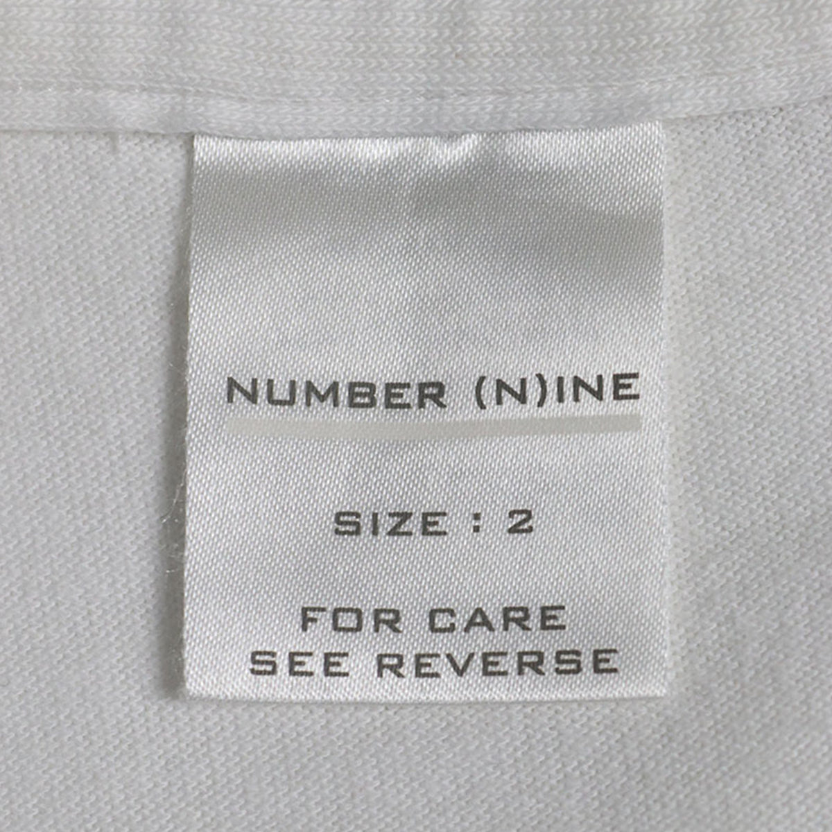 NUMBER (N)INE SS02 White Jacket Size 2