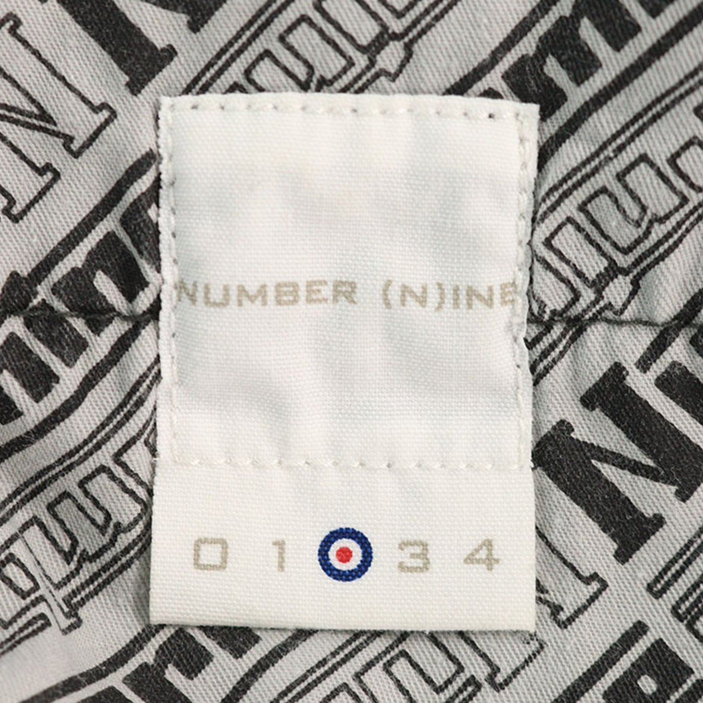 NUMBER (N)INE 2000 SS Cotton Pants Gray Size 2